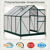 Sliding Door Polycarbonate Greenhouse