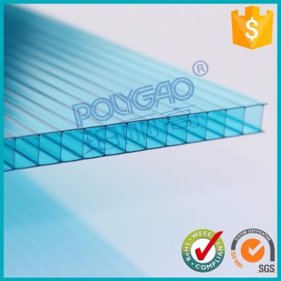 10 years guarantee good quality polycarbonate hollow sheet used for greenhouse